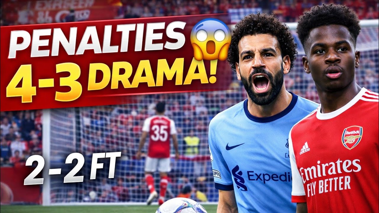PENALTY THRILLER! Liverpool win 4-3 vs Arsenal | FA Cup Final | FC26