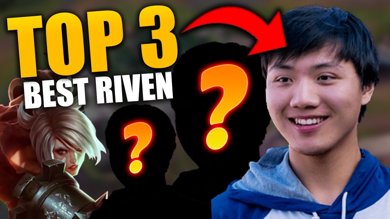 MY TOP 3 BEST RIVEN OF ALL TIME