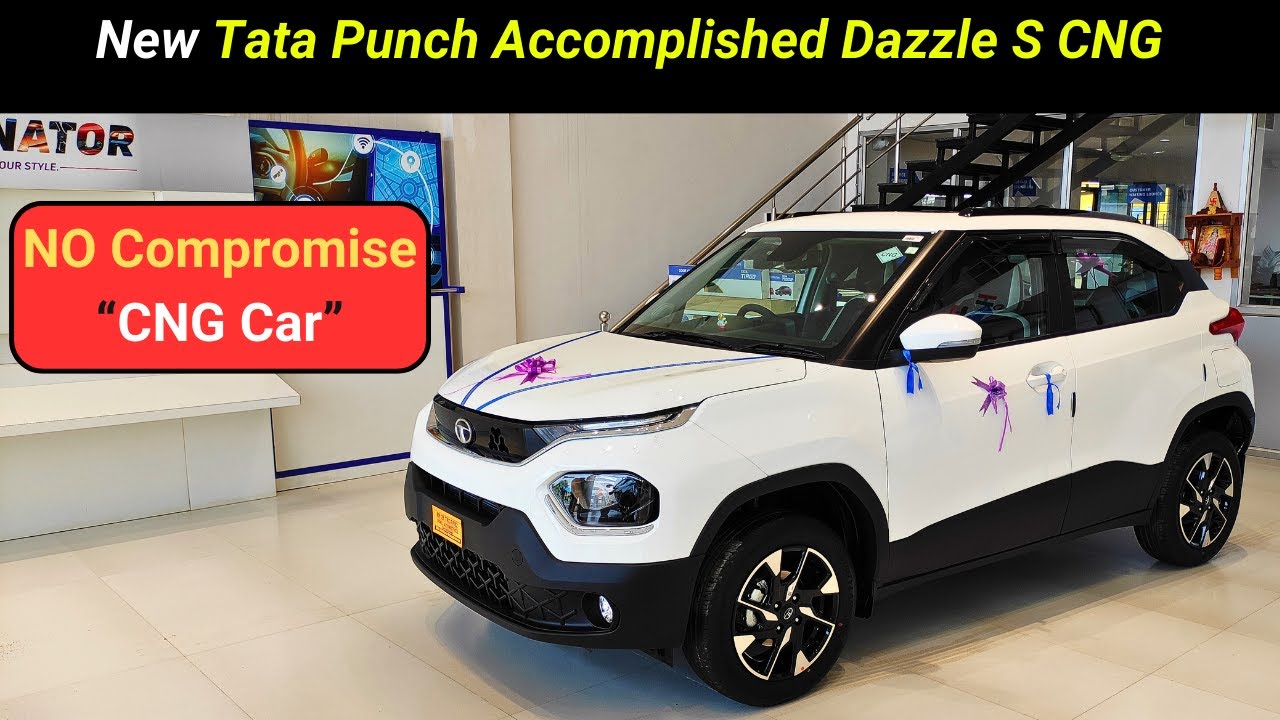 2023 Tata Punch Accomplished Dazzle S CNG | Detailed Walkaround With On Road Price | nitin ghule