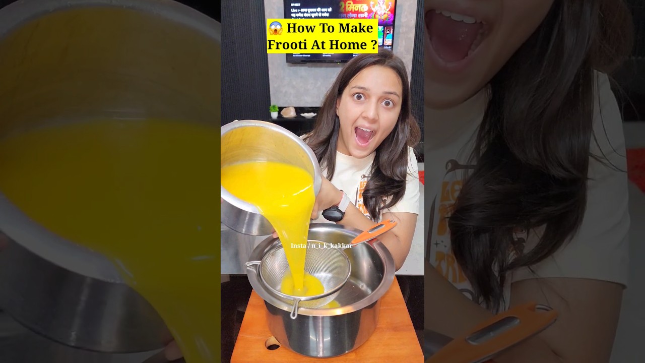 Homemade Frooti🥭 #food #summer #drink #trending #viral #shorts