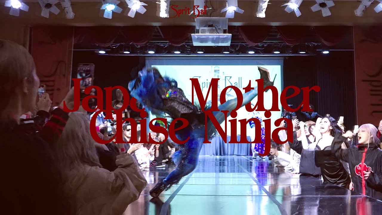 Japan Mother Chise Ninja Judge LSS at SPIRIT BALL 2024(titch ninja,jacky ninja,wooyon ninja present)