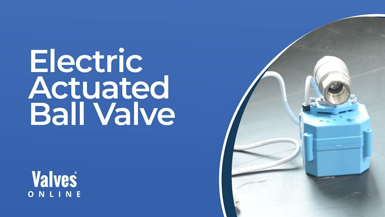 ELECTRIC ACTUATED BALL VALVE | The New Solution to the Solenoid Valve 😮