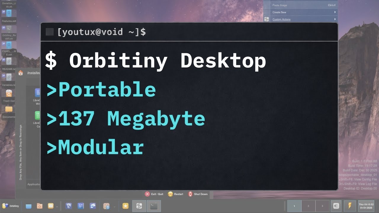 Orbitiny Meta Desktop Environment: новый подход