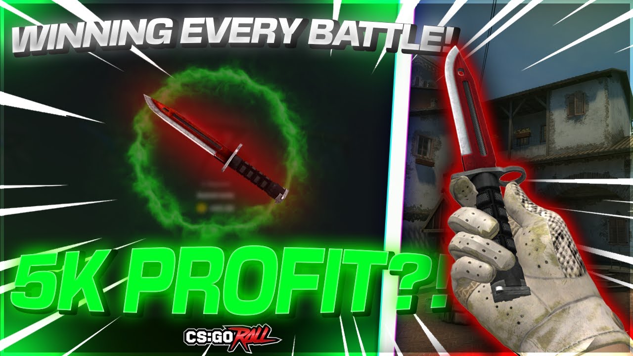 I CAN'T STOP WINNING!!!! CRAZY $5000 PROFIT?!?! (CSGOROLL)  | ADDICTED