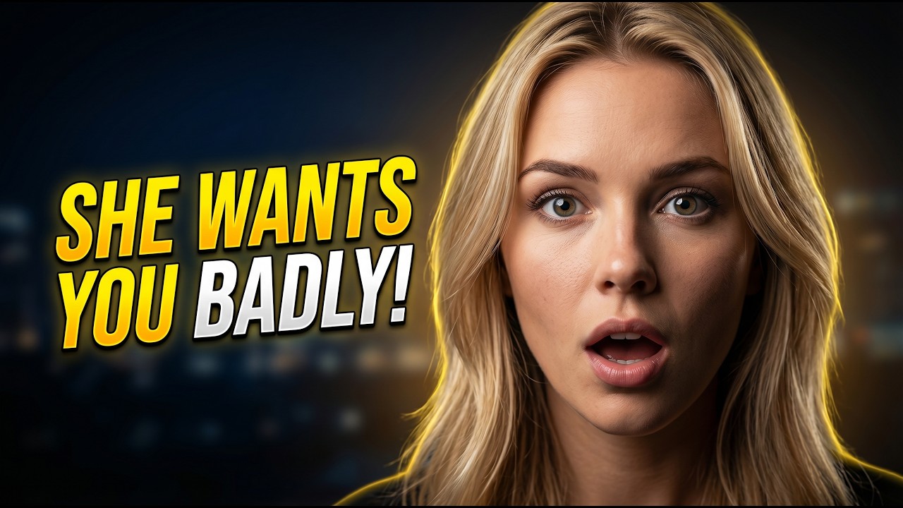 This Means She WANTS You BADLY But Is Fighting Her Feelings Hidden Signs + Female Psychology