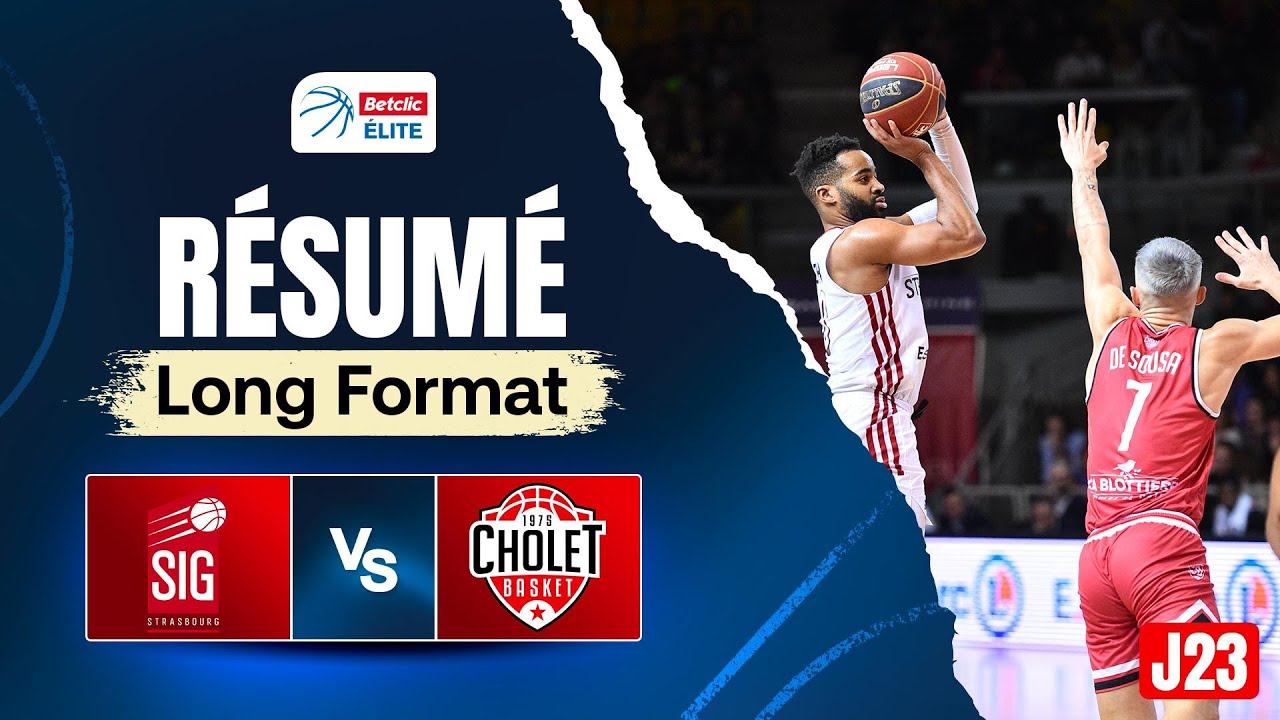 Basket freestyle au Rhénus - Strasbourg vs Cholet - Résumé - Betclic Elite J23