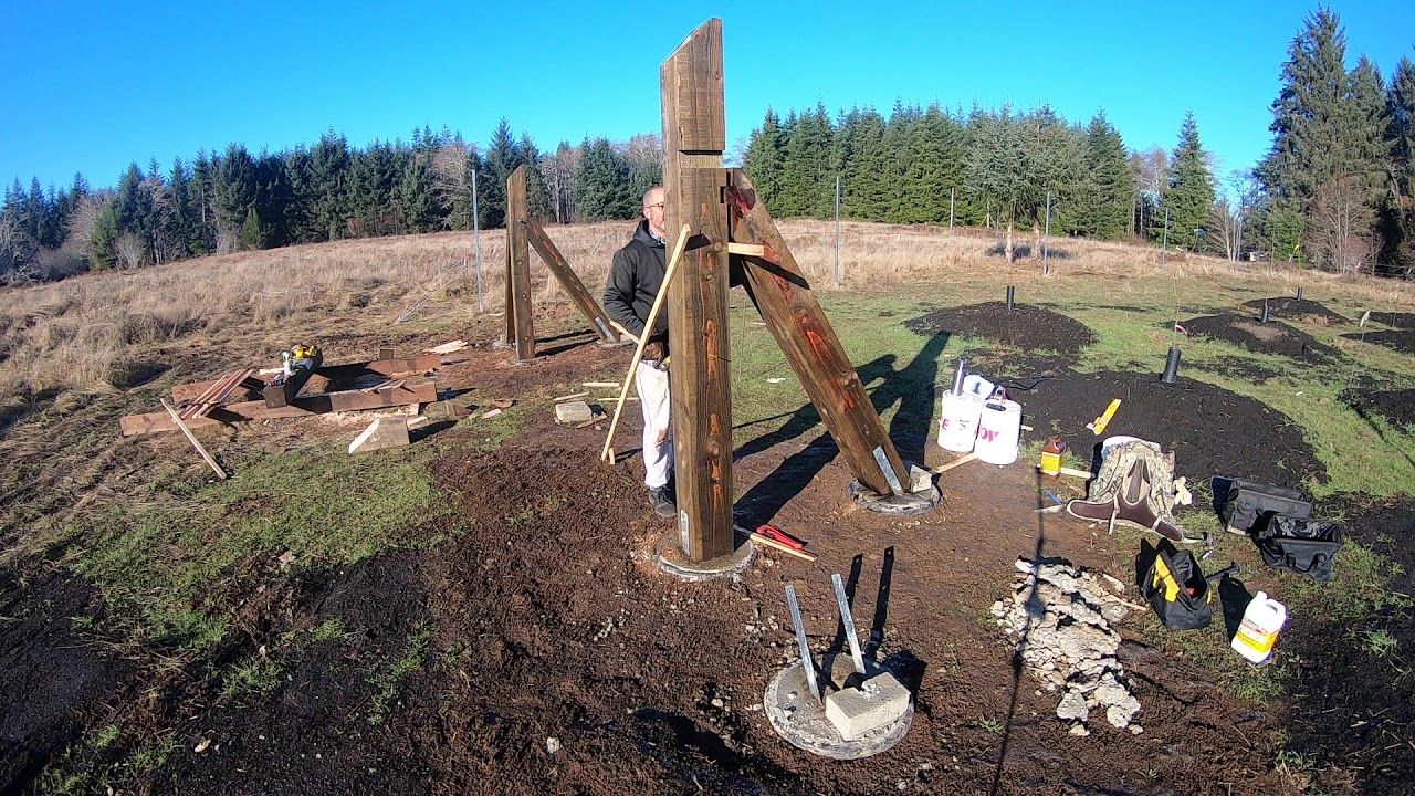 DONE - Timber Frame Gate 3 of 3