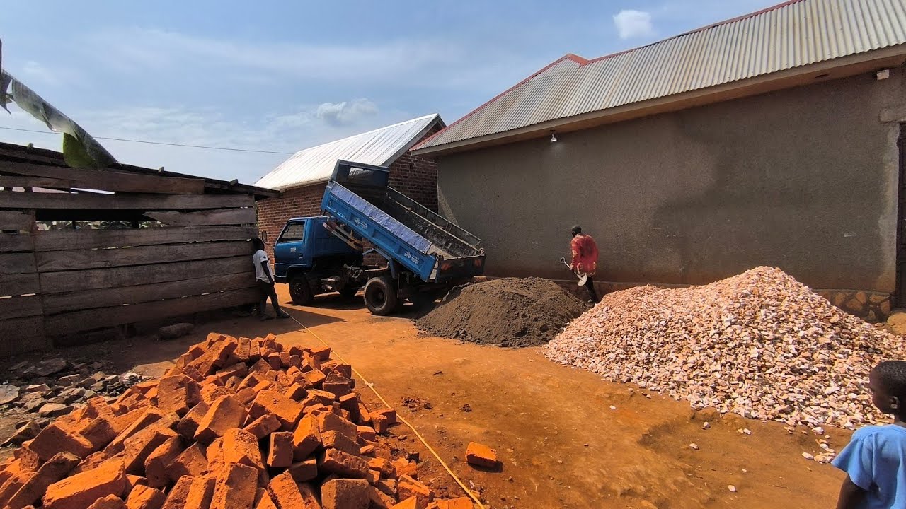We are building a modern kitchen in our village school community #nature