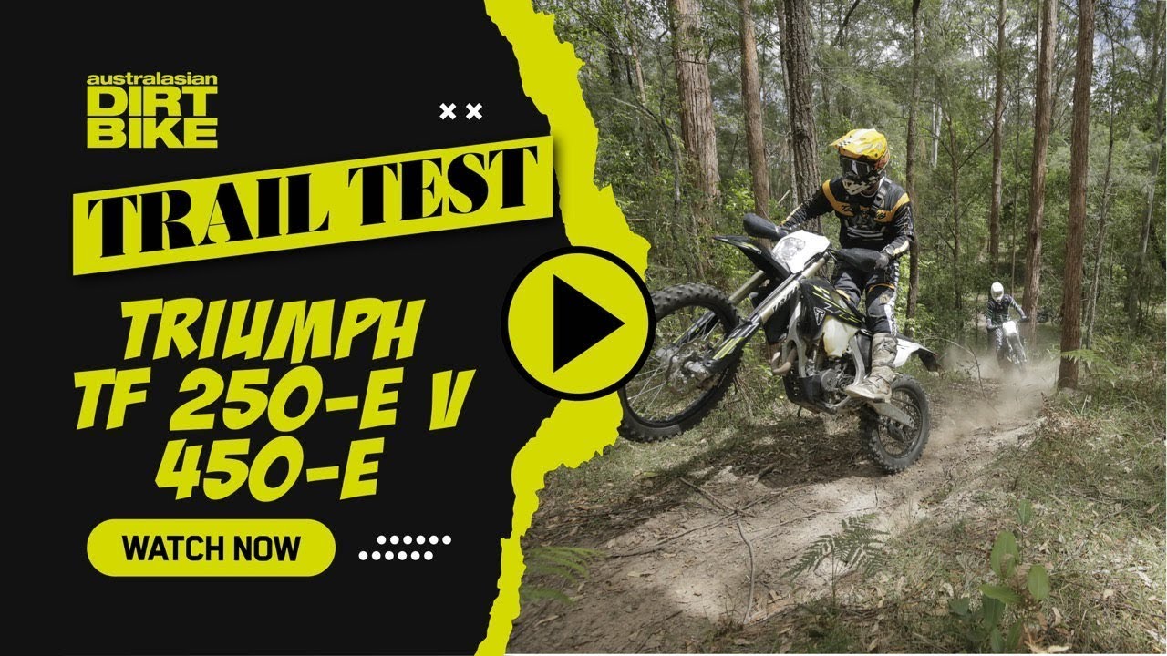 Тест-драйв мотоциклов Triumph TF 250-E и TF 450-E!