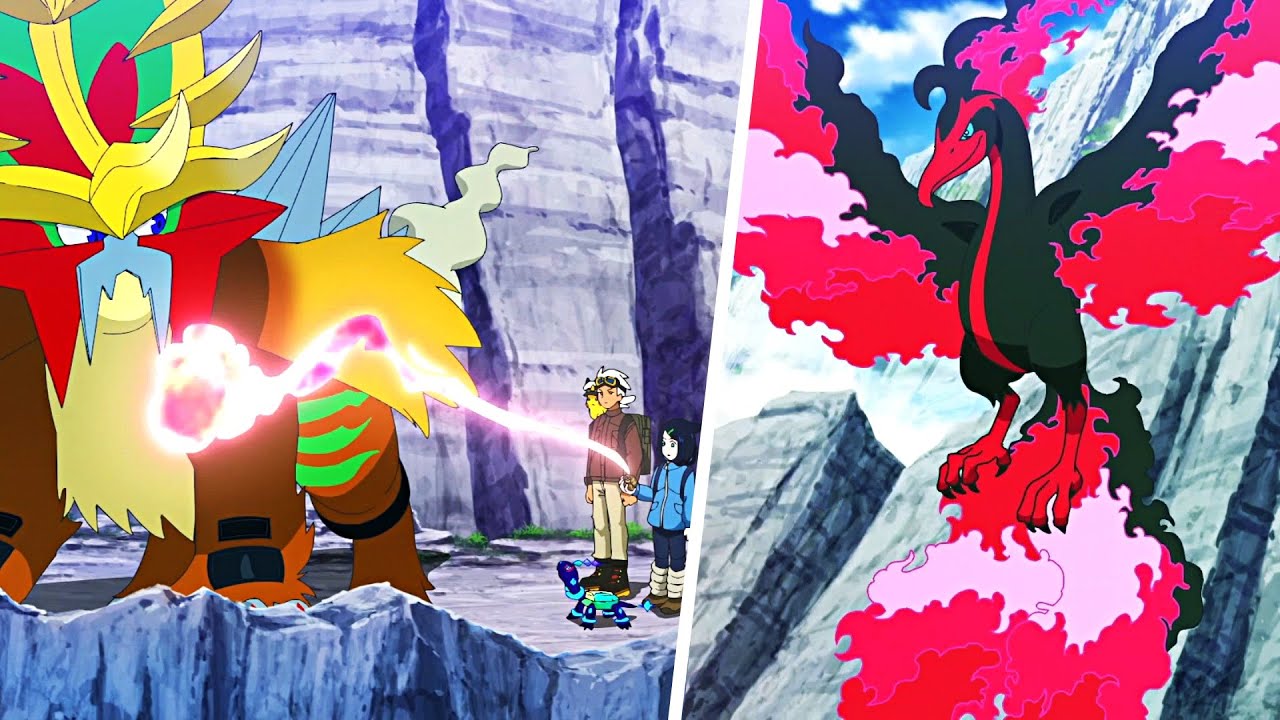 Liko uses Shiny Entei And Moltres - Pokemon Horizons Episode 84 AMV
