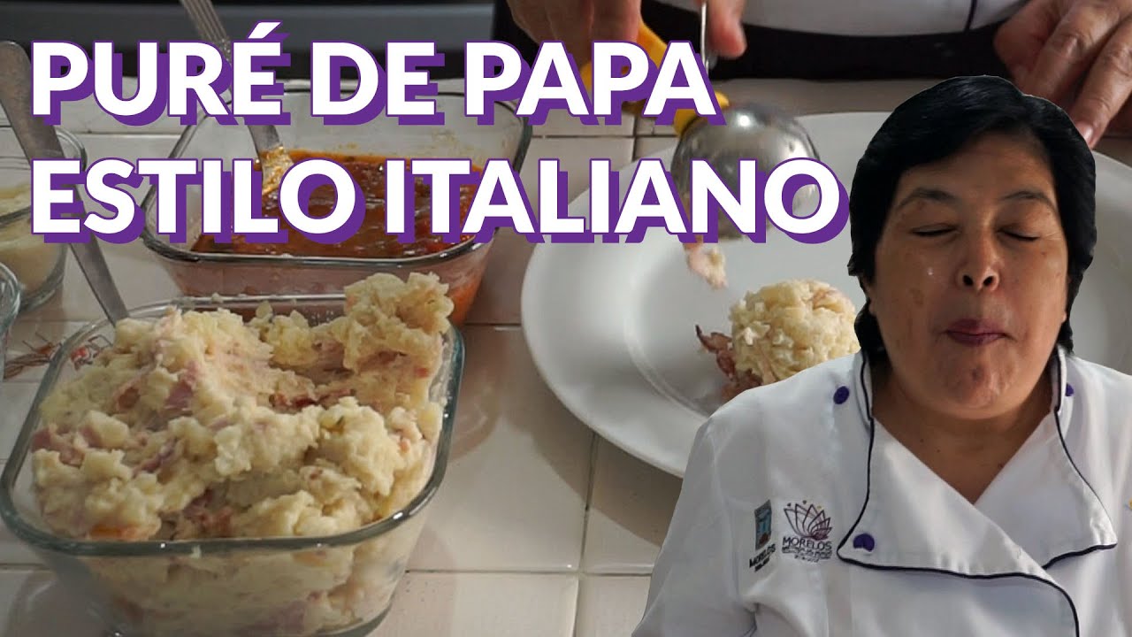 Pure de Papa estilo Italiano