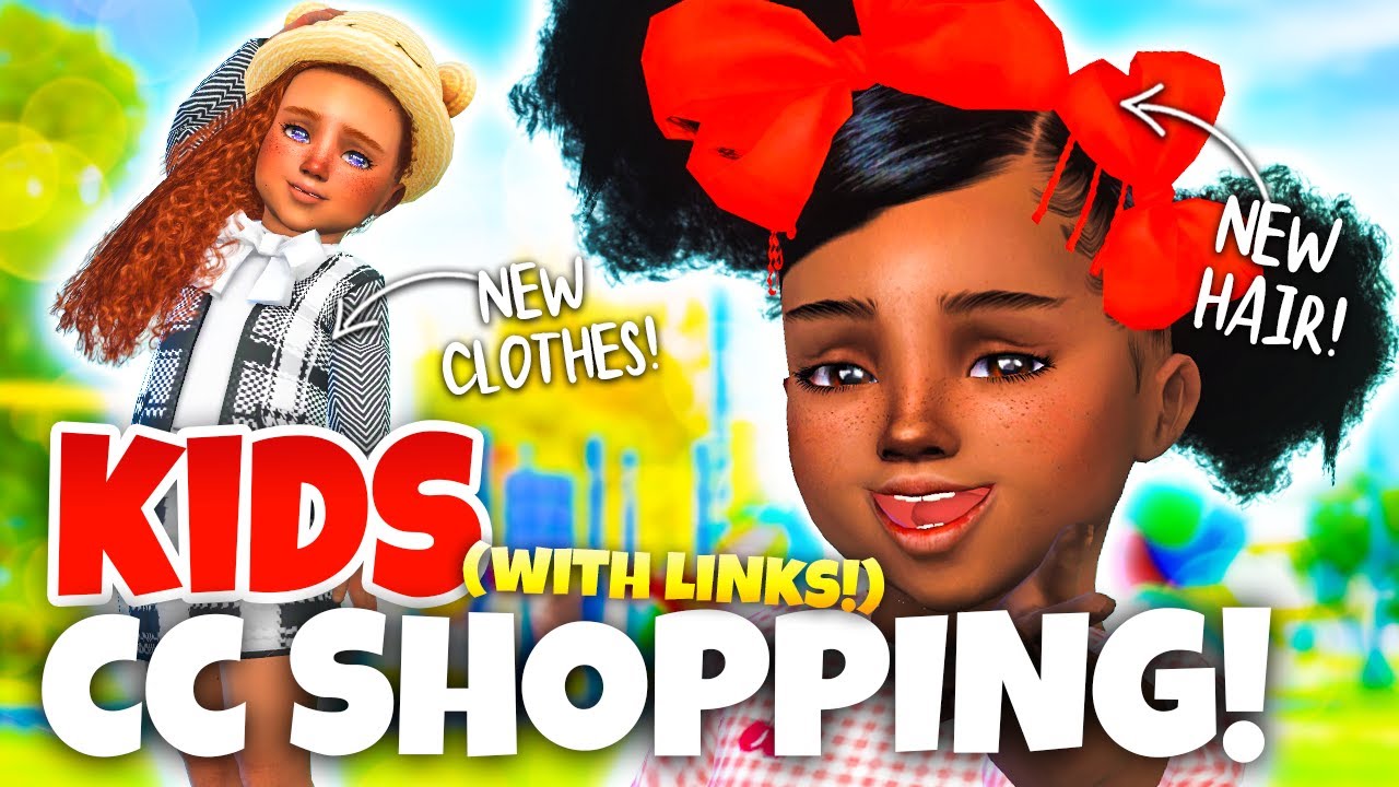 KIDS & TODDLERS - CC SHOPPING FOR SIMS 4 🛍  - With Links!