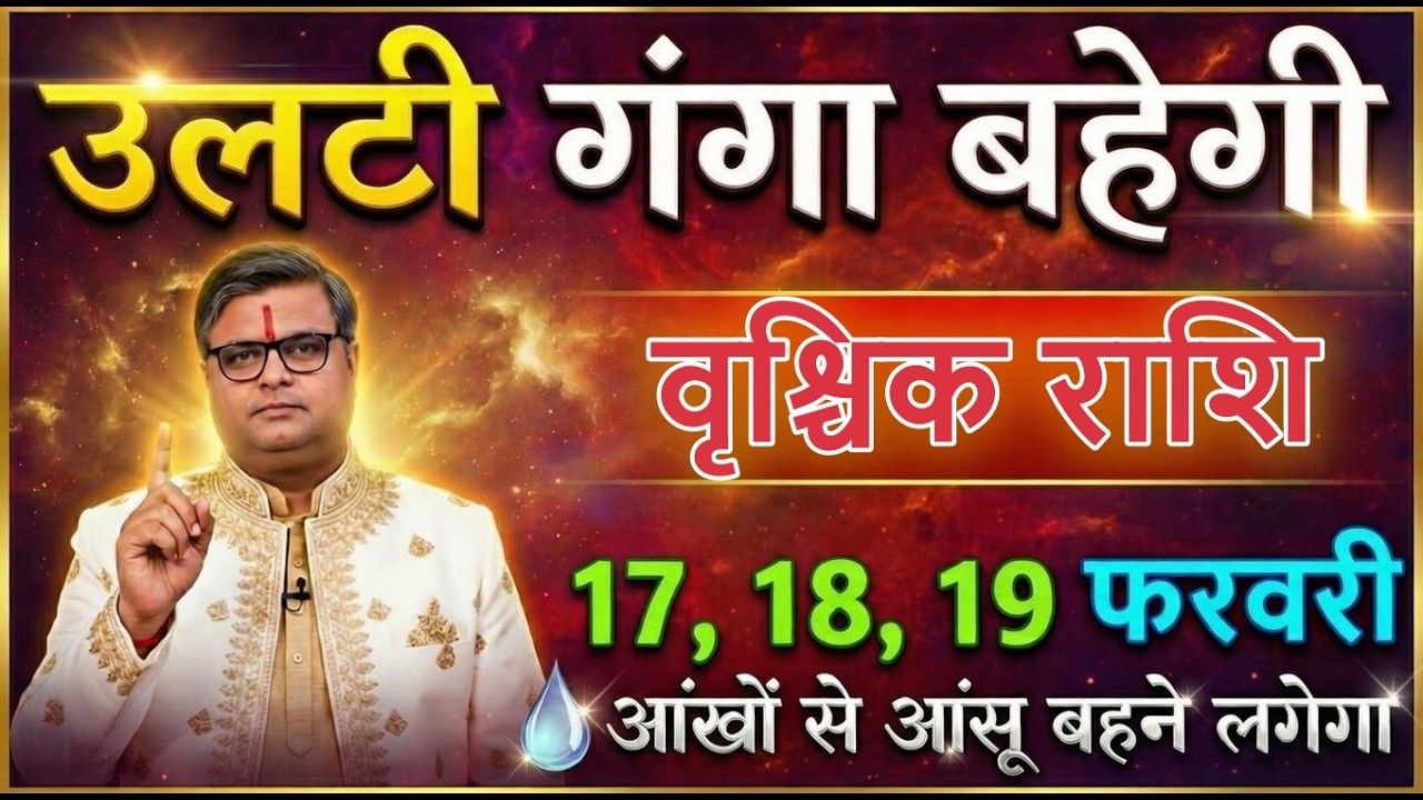 वृश्चिक राशि 16,17,18 फरवरी हलचल शुरू होगा सुनकर आंखों से आंसू बहने लगेगा vrischikrashi