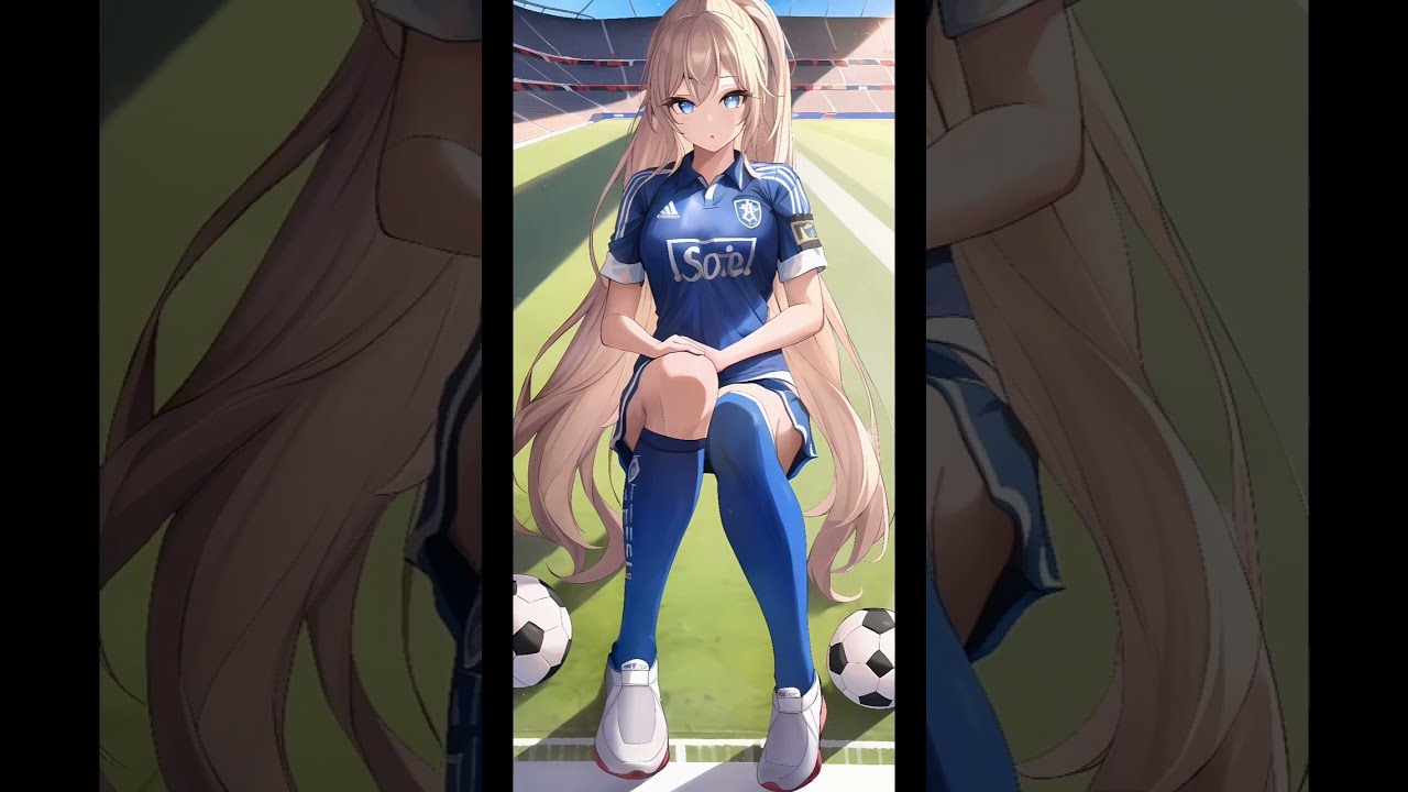 Anime girl sports wear 