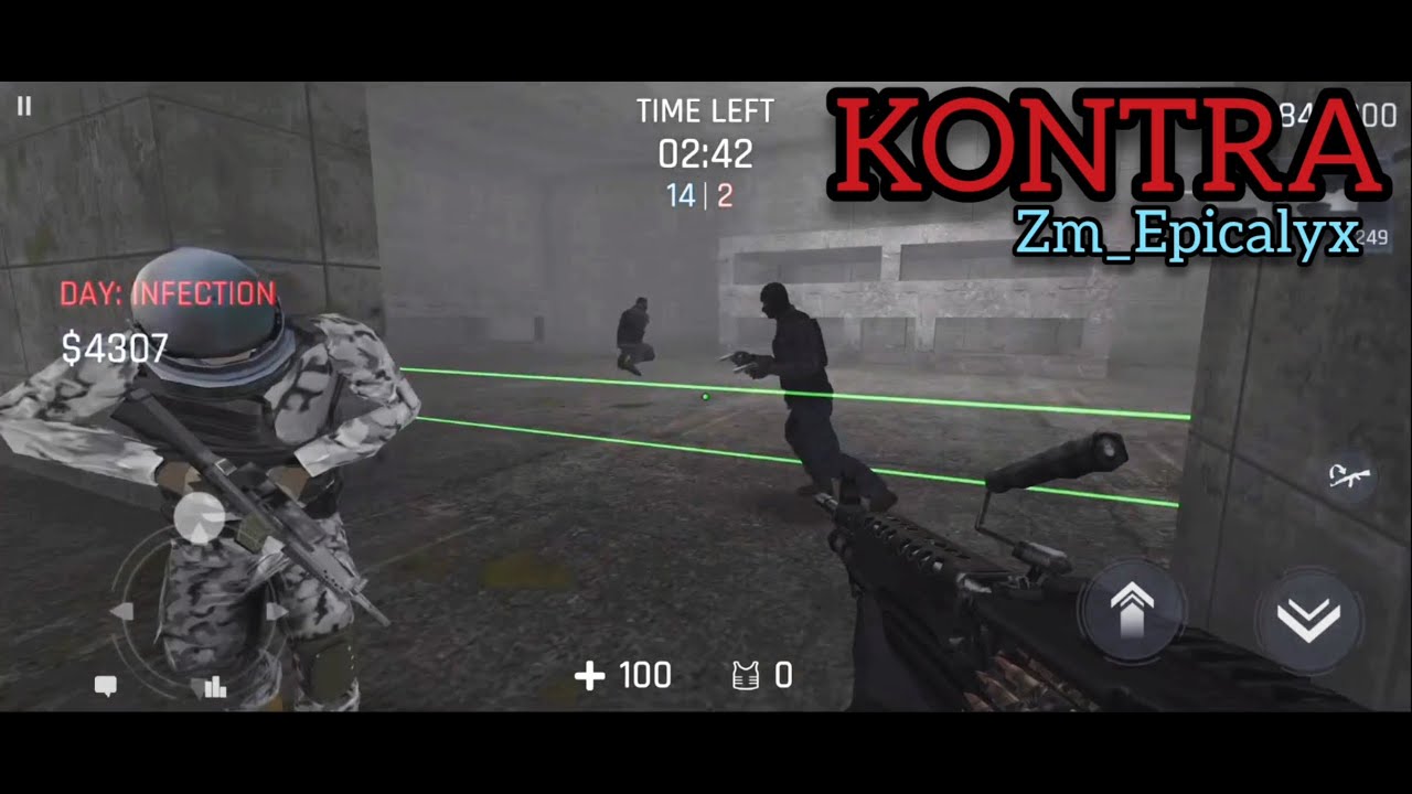 Kontra Multiplayer Fps - Zombie 🧟 mode | Zm_Epicalyx | Android Gameplay