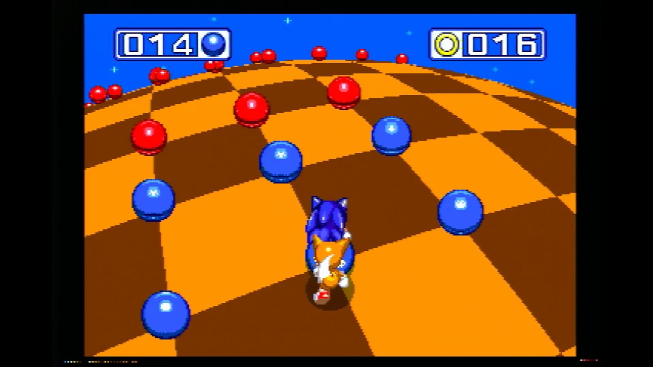 Sonic 3 on Sega Nomad w/ HD Retrovision YPbPr Component Cable into RetroTINK-2X