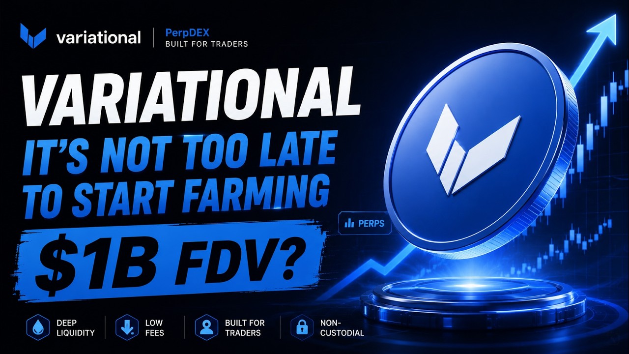 Variational - the best time to farm IS NOW! $1b FDV?