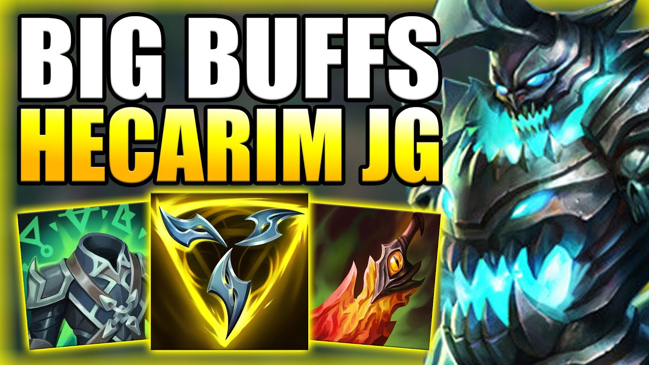 HOW TO PLAY HECARIM JUNGLE & CARRY AFTER THE 12.9 BUFFS! Best Build/Runes S+ Guide League of Legends