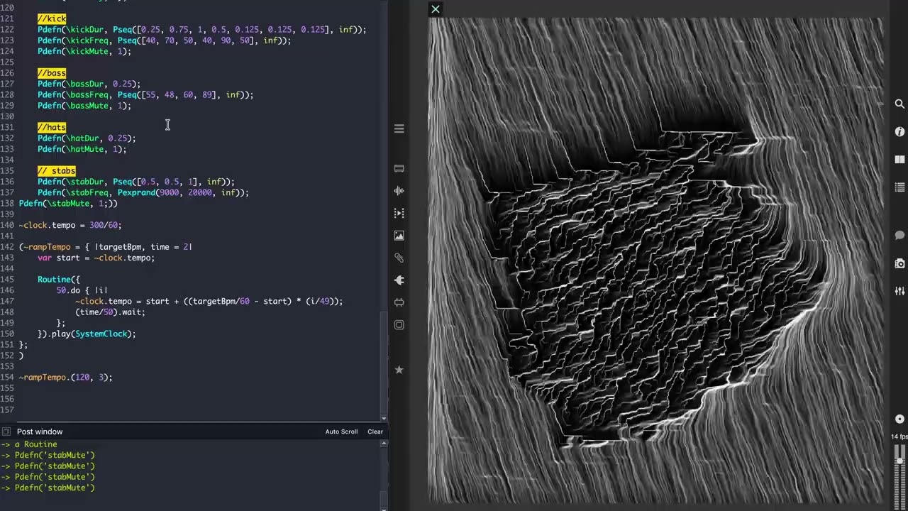 Algorithmic Techno in SuperCollider
