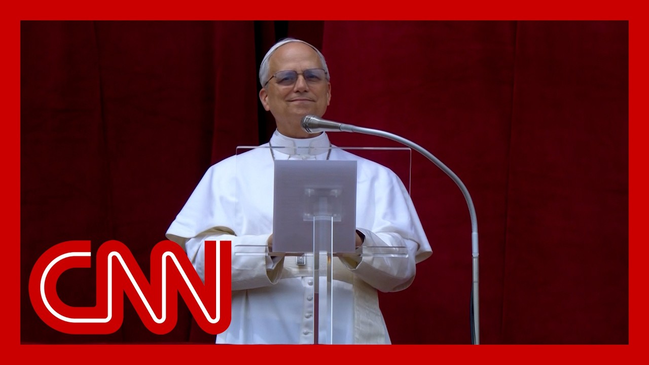 Pope Leo XIV calls for peace during first Vatican address