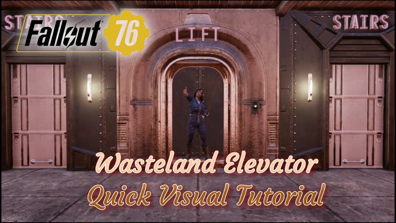 JUST THE TIP! A Fallout 76 CAMP Tutorial: HOW TO BUILD AN ELEVATOR