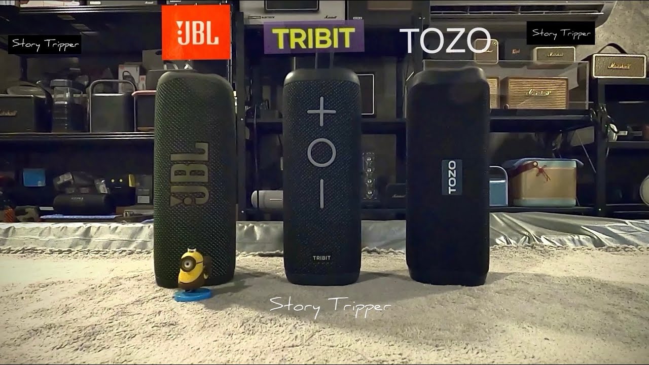 JBL FLIP 6 против TRIBIT STORMBOX 2 против TOZO PA2