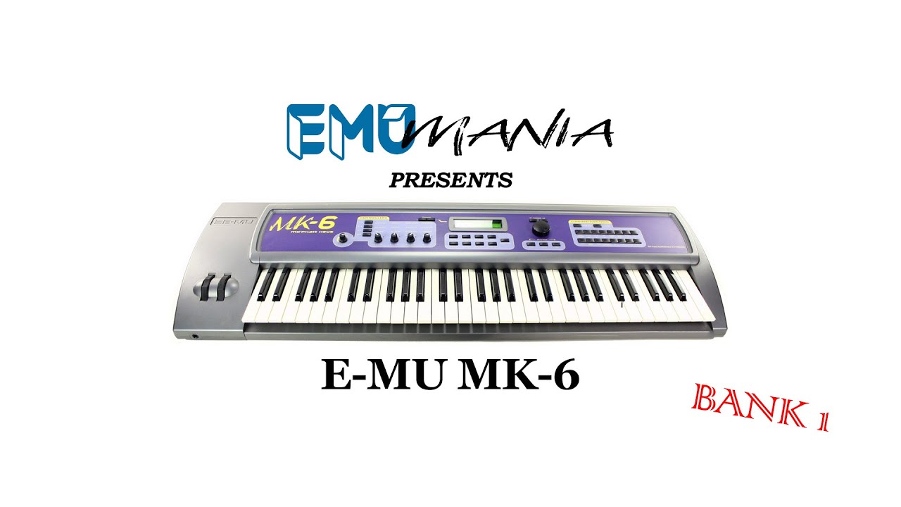 E-MU MK-6 / MP-7 - BANK 1 PRESET DEMO