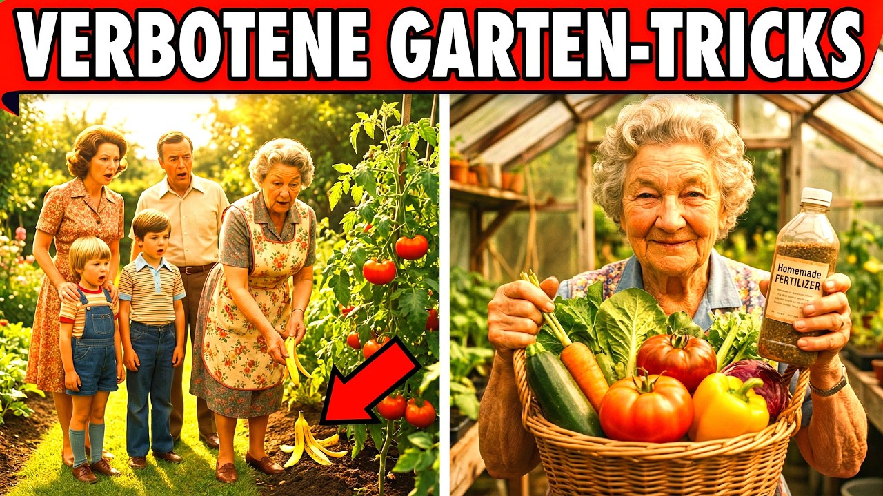 VERBOTENE Garten-Tricks Von Oma, Die Laut Wissenschaft Heute GENIAL Sind!