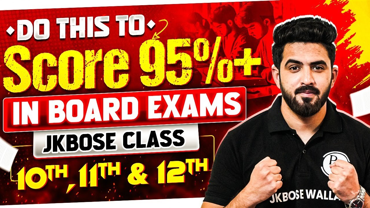 Do this to Score 95%+ in your Board Exams 😱| JKBOSE Class 10th, 11th & 12th