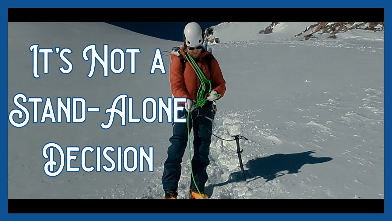 Choosing from Rope Tie-In Options for Your Glaciated Mountain Climb