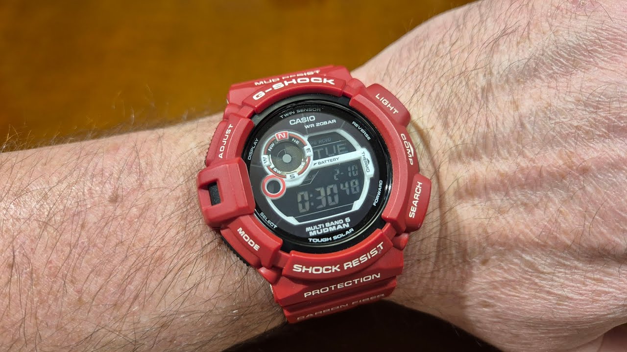 Casio G-Shock GW-9300RD-4JF MUDMAN - unboxing, recenzja, por&oacute;wnanie i przymiarka [PL]
