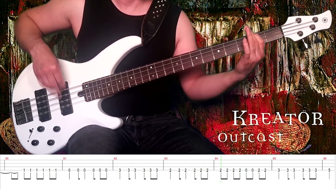 Phobia - Kreator (bass cover & tab) - (Only bass & drums) Backing track