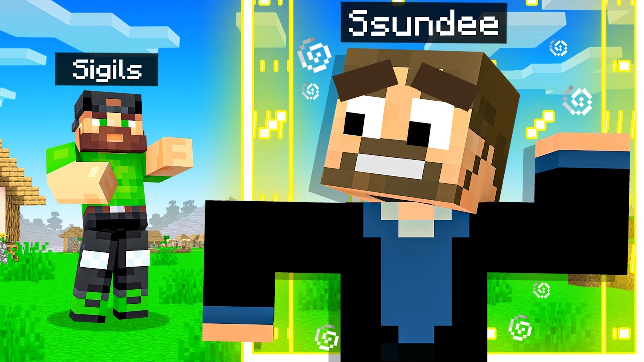 Turning the Map to GLASS in Minecraft Hide and Seek