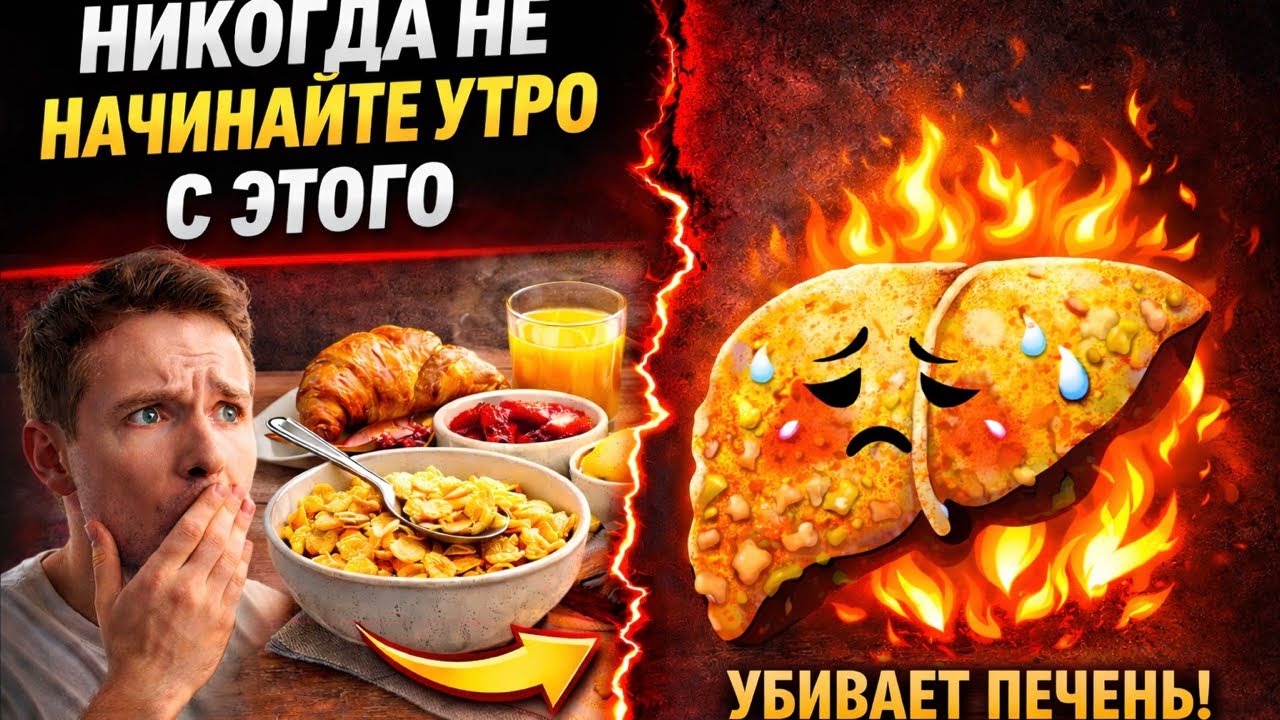 Никогда не начинай утро с этого — твоя печень страдает каждый день