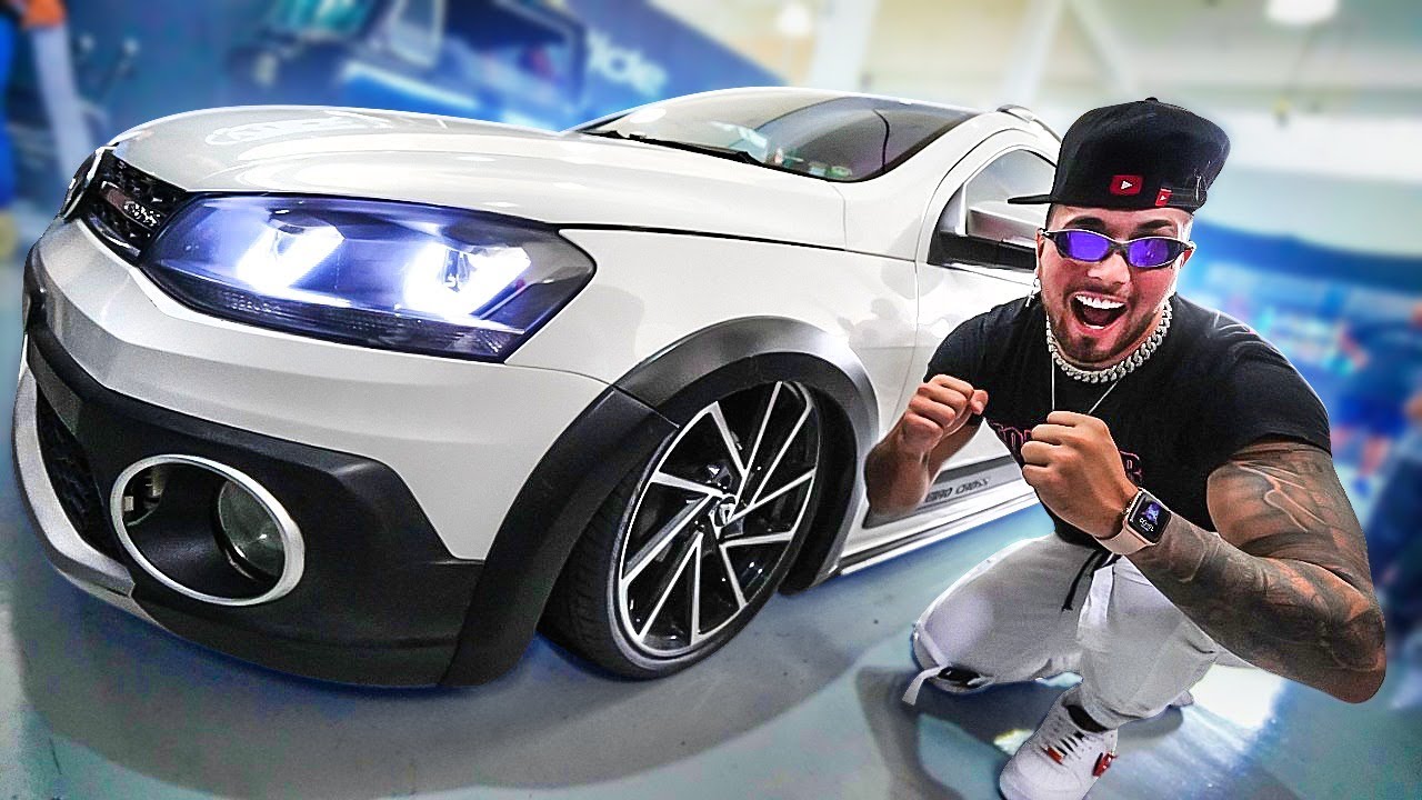 MINHA SAVEIRO CROSS REBAIXADA FICOU PRONTAAA!!! 🔥😈