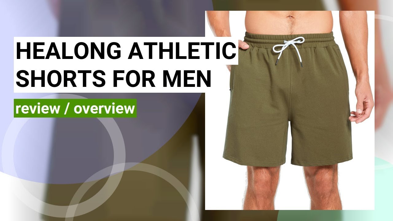 Review: HEALONG Men's 7-Inch Athletic Shorts with Zipper Pockets