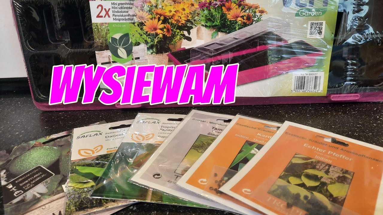 WYSIEWAMY EGZOTYCZNE ROŚLINY 🌱 PIEPRZ CZARNY 🌱BANANOWIEC 