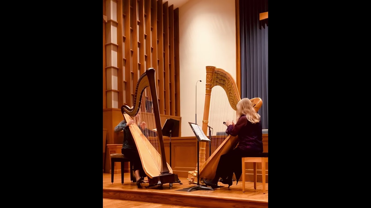 Sicilienne by G. Faure, arr. for 2 harps by Principally Harps!