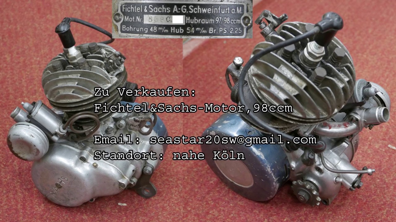 Sachs Motor, 98ccm zu verkaufen - ebay-kleinanzeigen