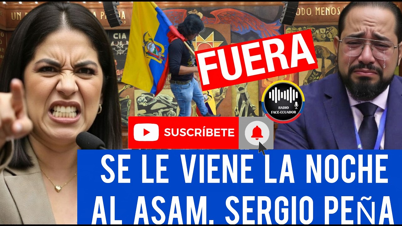 SERGIO PEÑA SE LE VIENE LA NOCHE INVESTIGACIOES LO ACORRALAN Y SU REVOCATORIA NOTICIAS ECUADOR RFE