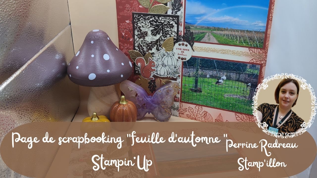 {Tutoriel page de scrapbooking} 