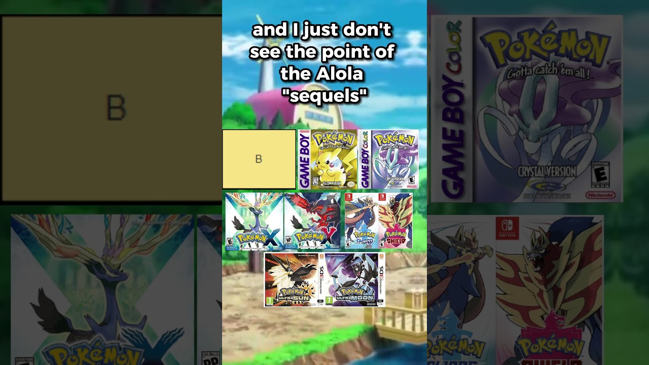 Main Pok&eacute;mon Games Tier List! #pokemon #ranking #top10 #gaming #tierlist   #shorts #pokemonshorts