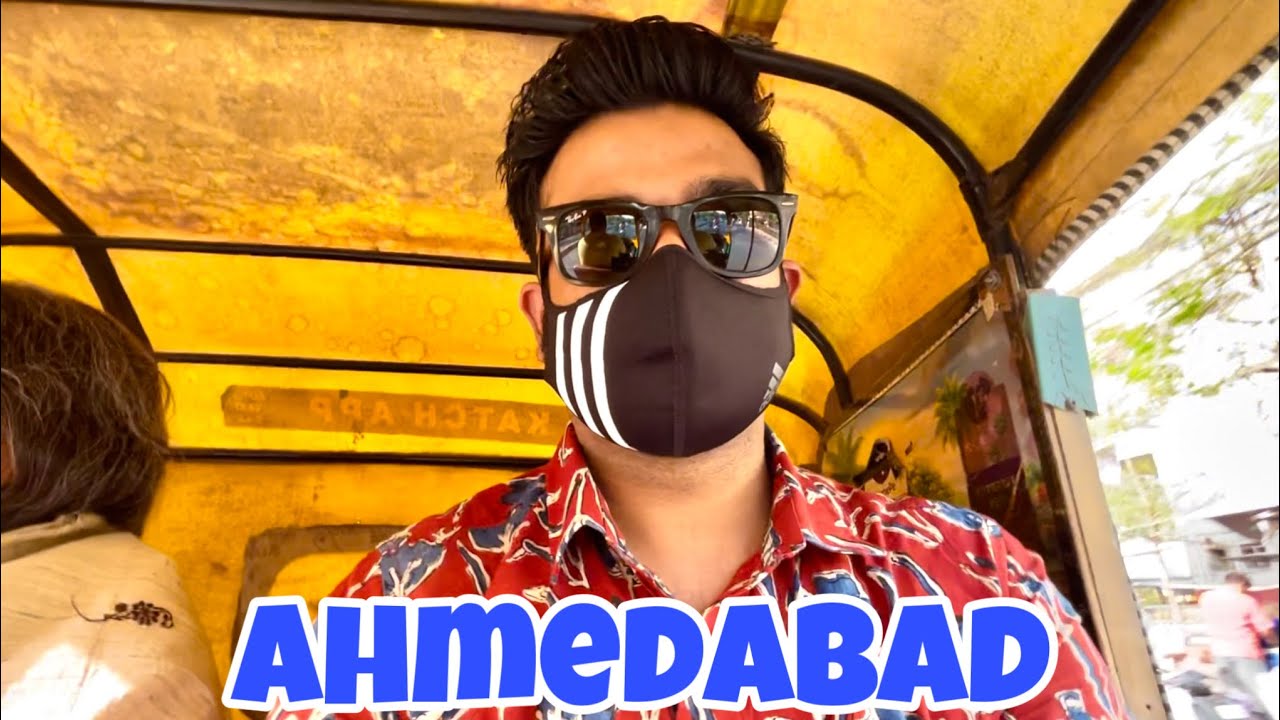 Exploring Ahmedabad City in Auto Rickshaw 🛺 | IIM and Ramakrishna Math | Gujarat Vlogs