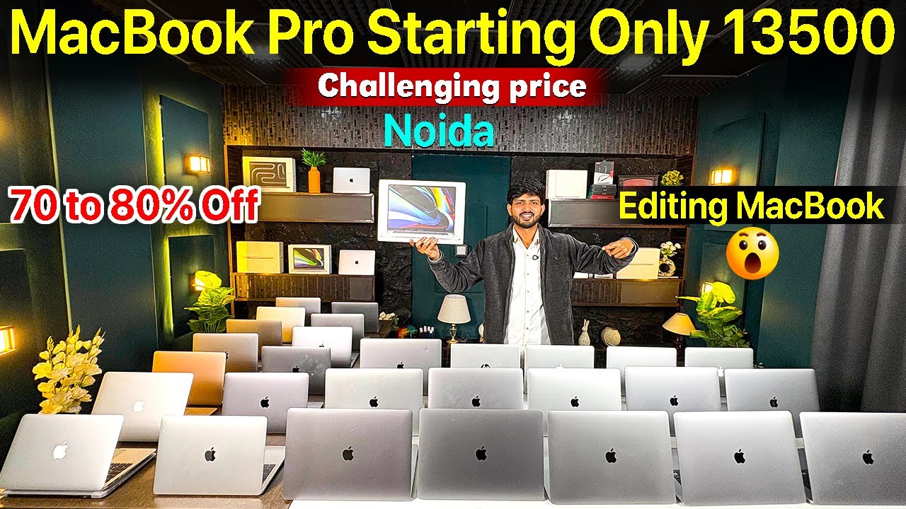 MacBook Pro Starting Price 13500 | For Video Editing New Stock Available | Second Hand laptops Noida