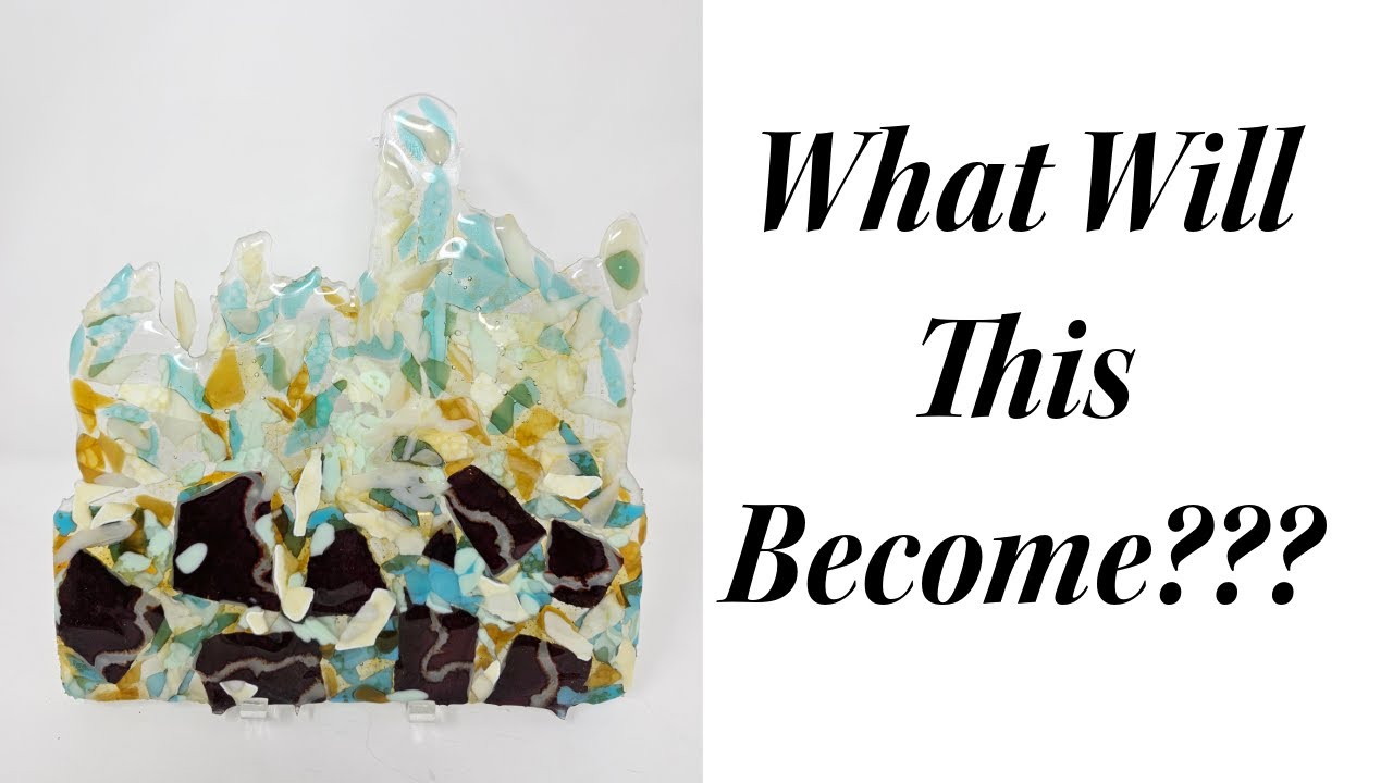 Unlocking Creativity: Transforming Cut Off Scraps into Abstract Masterpieces fused glass tutorial