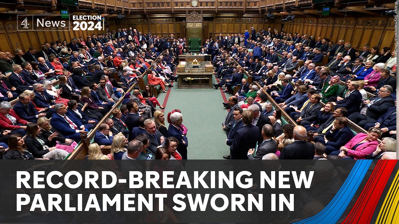 Hundreds of MPs descend on parliament to be sworn in