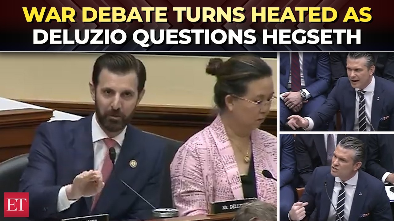Pete Hegseth loses cool as Rep. Deluzio asks tough question in Congressional hearing over Iran war