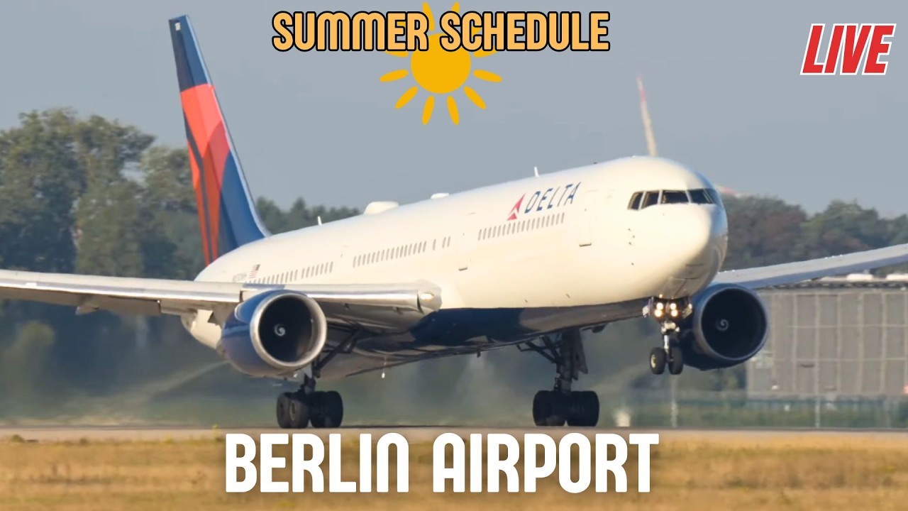 LIVE Berlin Airport Plane Spotting BER, 29.03.2026