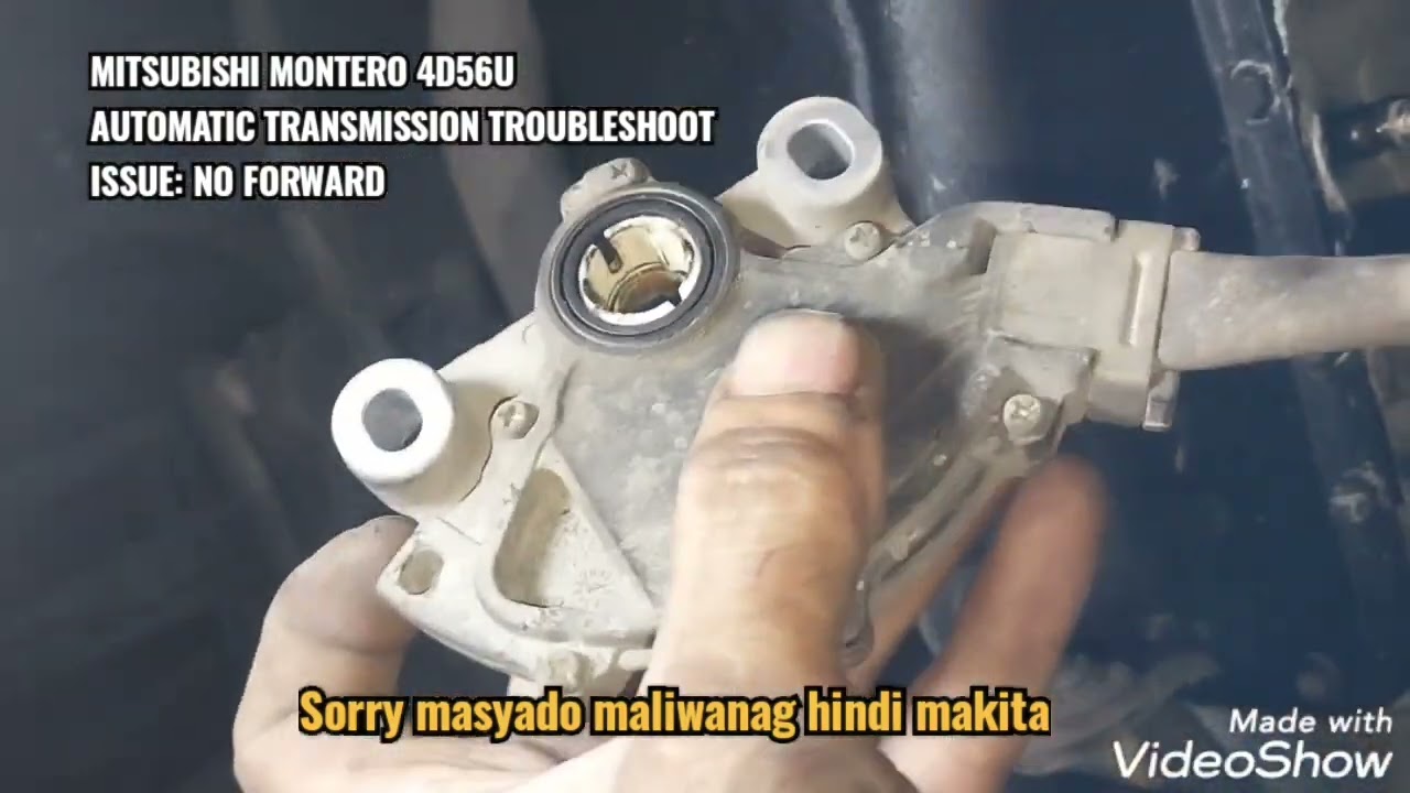 MITSUBISHI MONTERO AUTOMATIC TRANSMISSION NO DRIVE TROUBLESHOOT REPAIR
