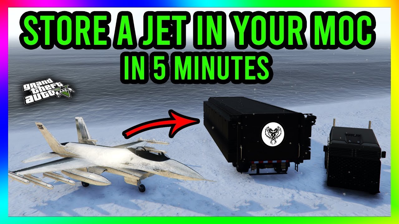 HOW TO STORE A JET INSIDE YOUR MOC IN GTA 5 ONLINE!! (EVERYONE CAN DO THIS) PS4/XBOX/PC